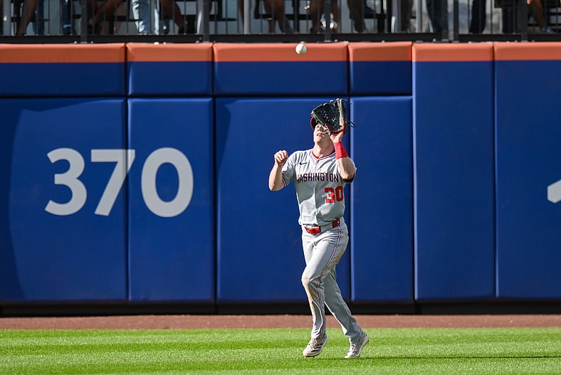 Washington National center fielder Jacob Young
