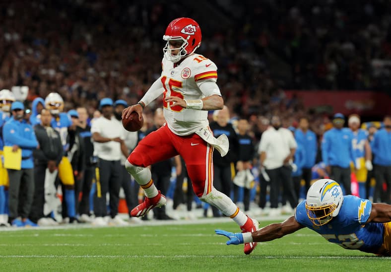 Kansas City Chiefs quarterback Patrick Mahomes