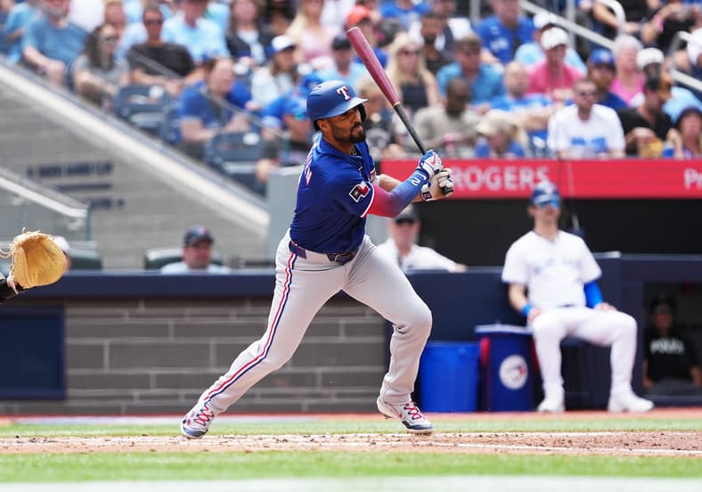 Texas Rangers second baseman Marcus Semien