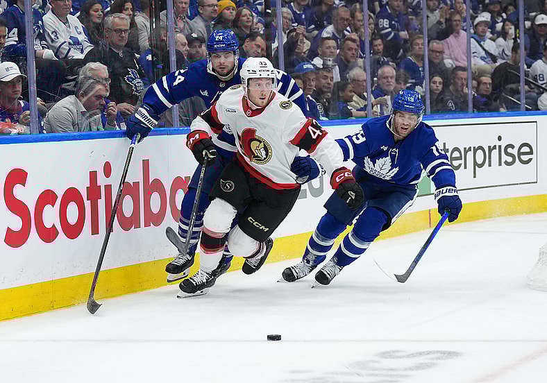 NHL: Stanley Cup Playoffs-Ottawa Senators at Toronto Maple Leafs
