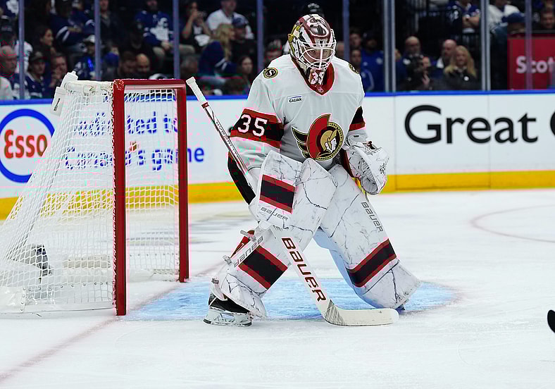 NHL: Stanley Cup Playoffs-Ottawa Senators at Toronto Maple Leafs