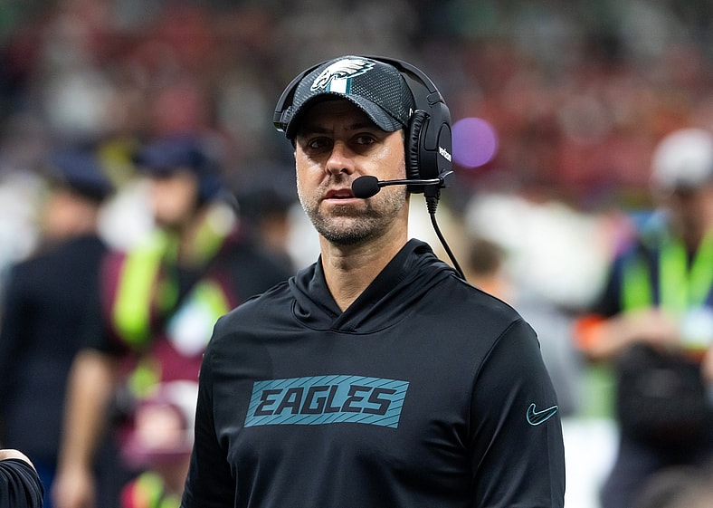 Philadelphia Eagles offensive coordinator Kevin Patullo