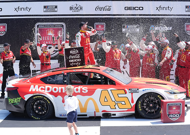 NASCAR entry list Michigan 2025