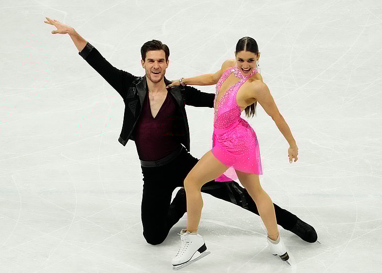 Olympics: Figure Skating-Mixed Ice Dance Rhythm Dance