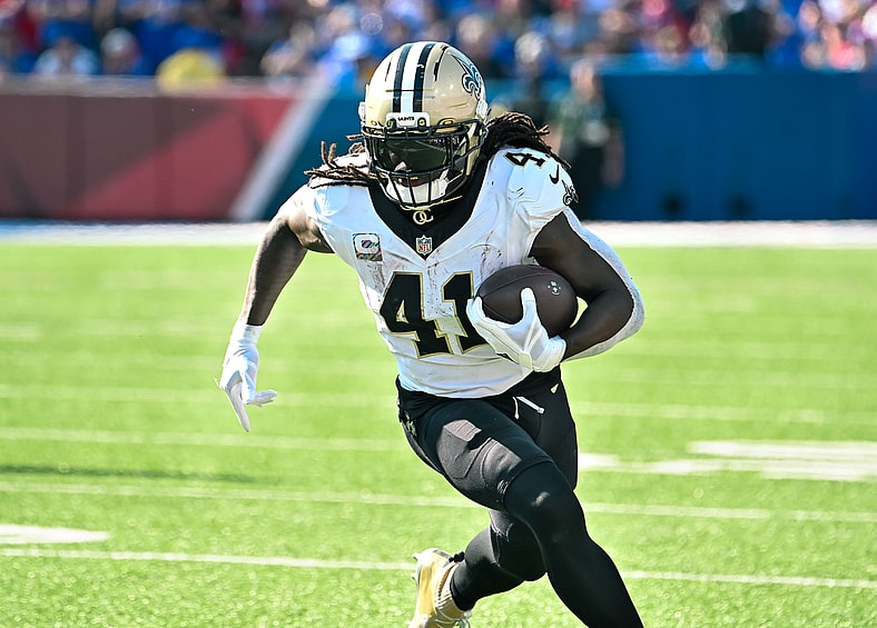 New Orleans Saints running back Alvin Kamara