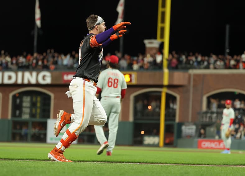 San Francisco Giants catcher Patrick Bailey