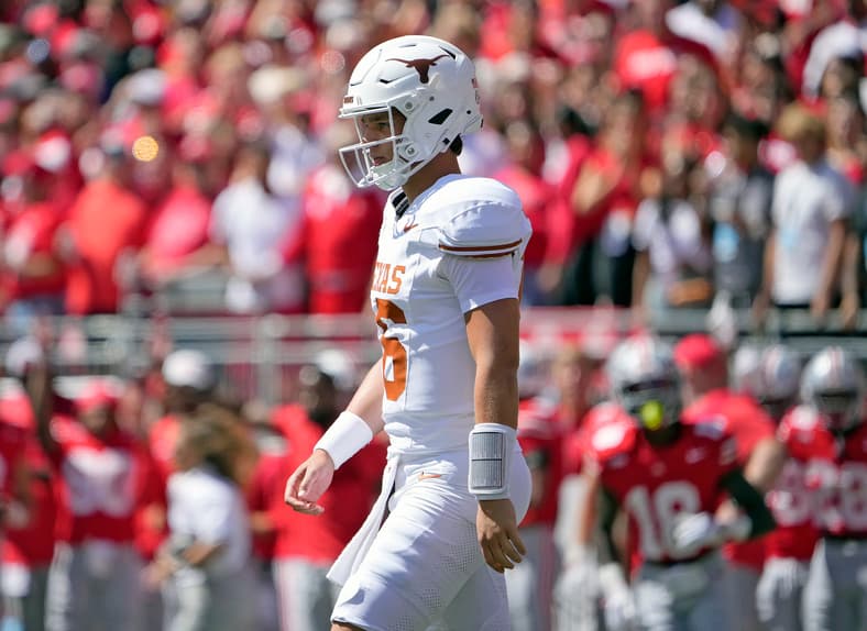 Texas Longhorns quarterback Arch Manning