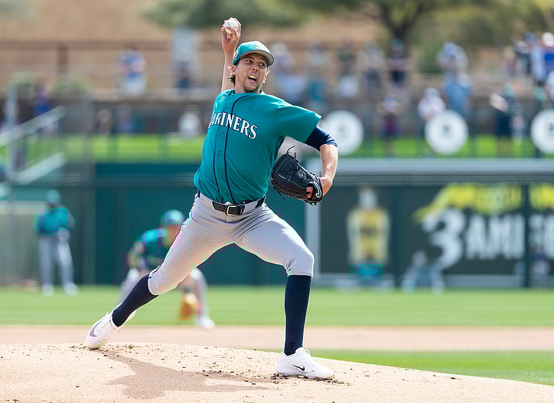 MLB: Spring Training-Seattle Mariners at Los Angeles Dodgers