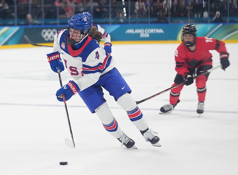Olympics: Ice Hockey-Women Group A - CAN-USA