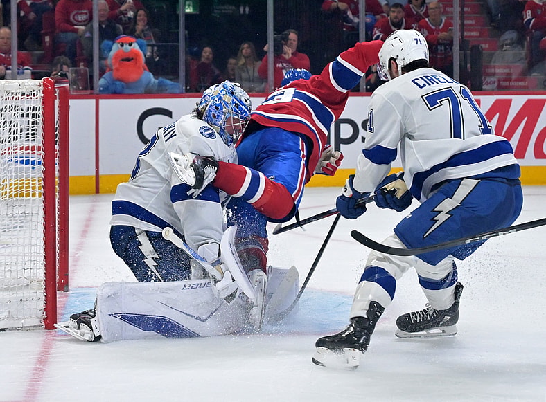 NHL: Stanley Cup Playoffs-Tampa Bay Lightning at Montreal Canadiens
