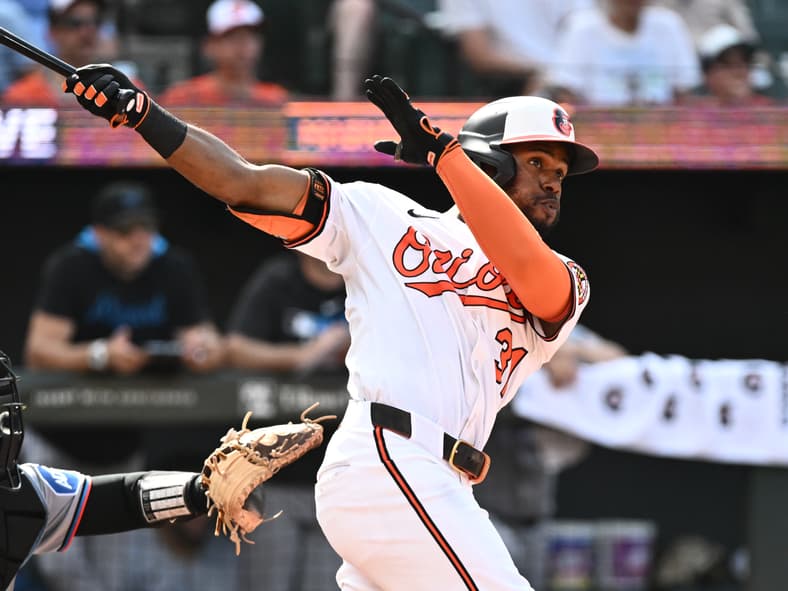 Baltimore Orioles center fielder Cedric Mullins