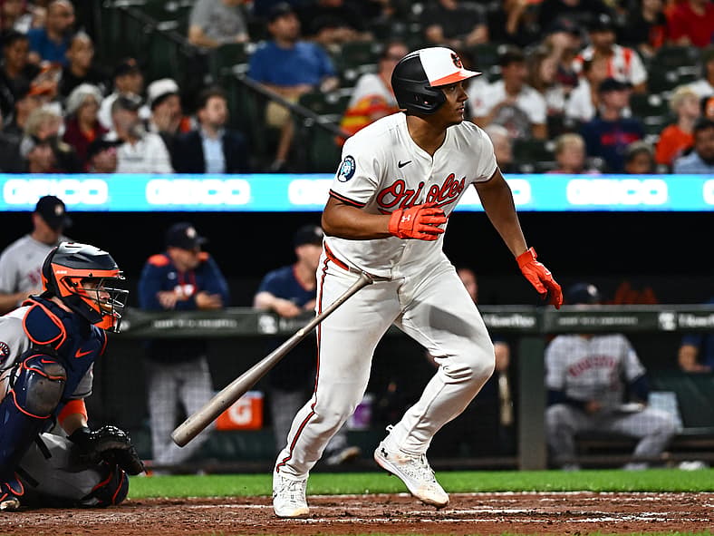 Baltimore Orioles catcher Samuel Basallo
