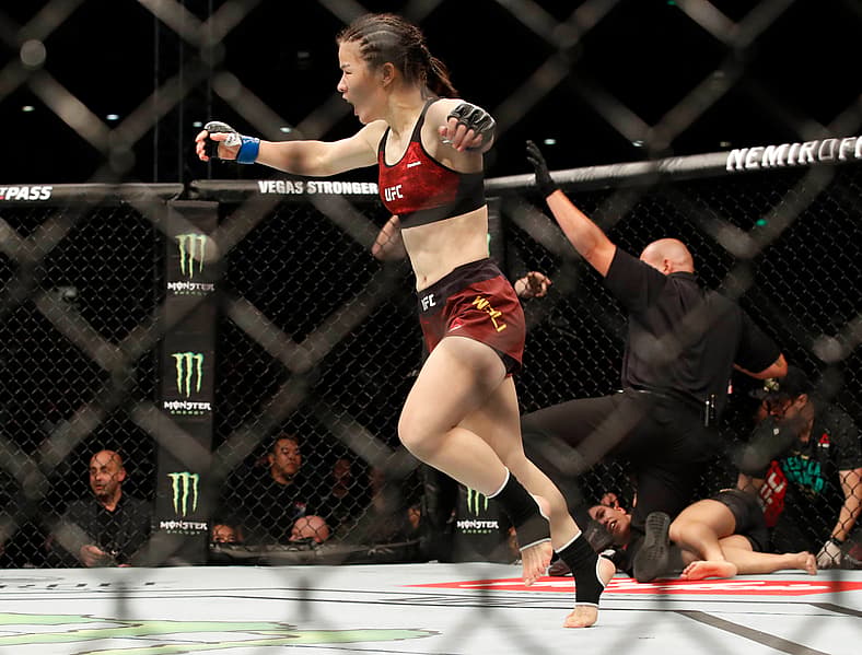 MMA: UFC Fight Night-Shenzhen-Andrade vs Weili