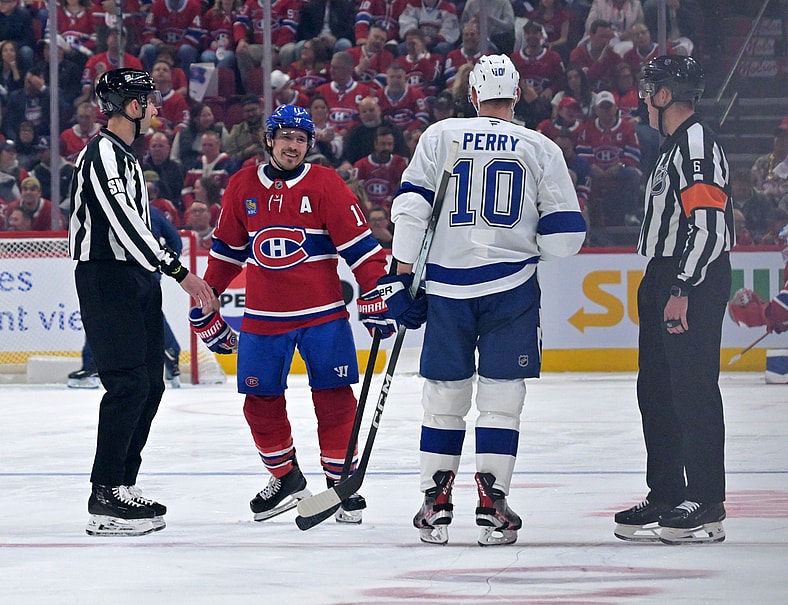 NHL: Stanley Cup Playoffs-Tampa Bay Lightning at Montreal Canadiens