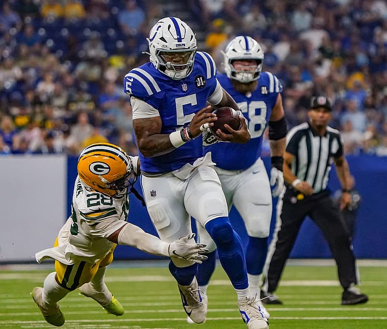 Indianapolis Colts quarterback Anthony Richardson