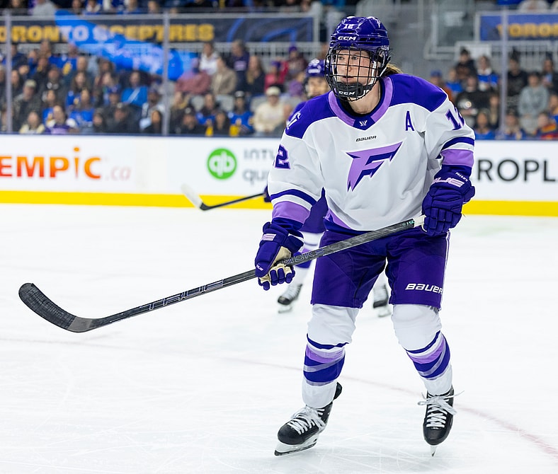 Minnesota Frost alternate captain Kelly Pannek