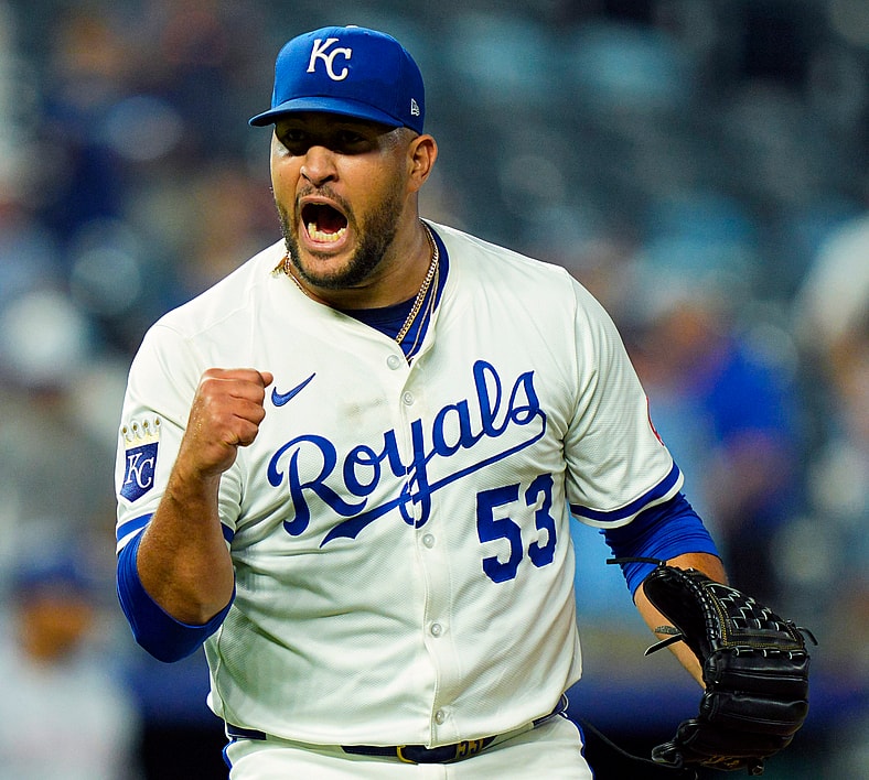 Kansas City Royals reliever Carlos Estevez