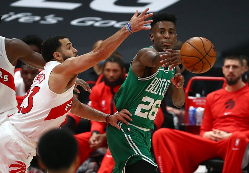 Boston Celtics trade Aaron Nesmith for Jerami Grant.
