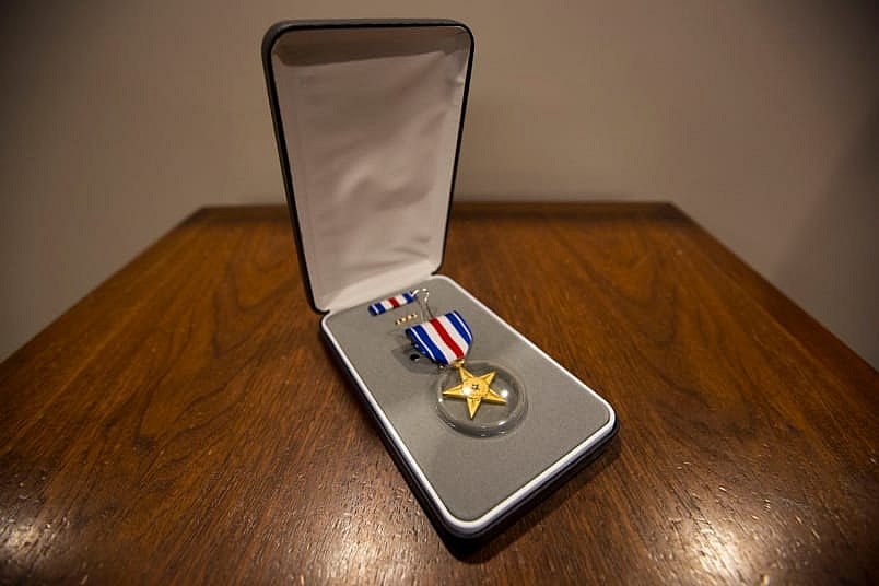 Courtesy of Stripes.com: Give the Silver Star to a war hero and play the spin game. 