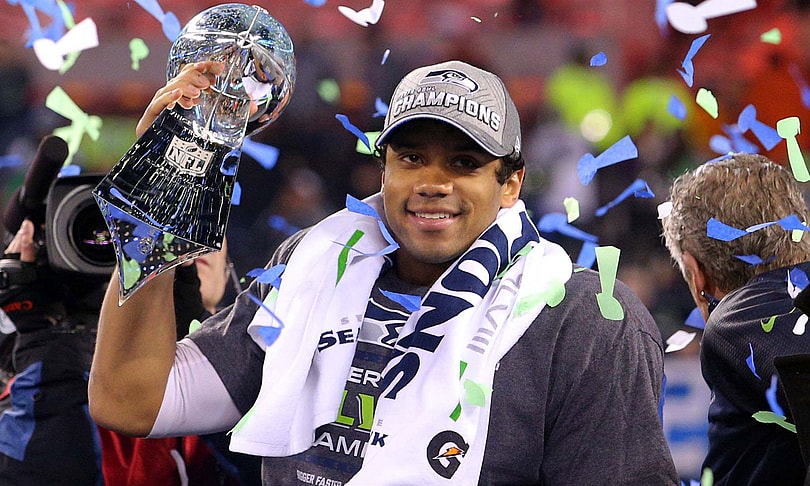 Courtesy of theScore: Wilson will probably hoist another Lombardi Trophy before his NFL career is over.