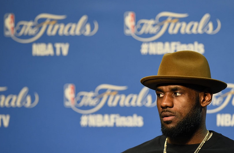 Courtesy of USA Today Sports: James is one of the most divisive topics on social media, but who is listening?