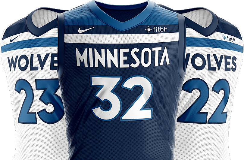 Check these new Minnesota Timberwolves jerseys out. 