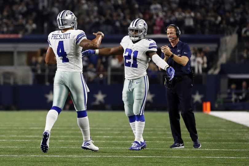 Dak Prescott Ezekiel Elliott Jason Garrett Dallas Cowboys