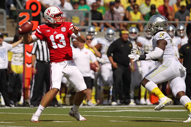Nebraska quarterback Tanner Lee