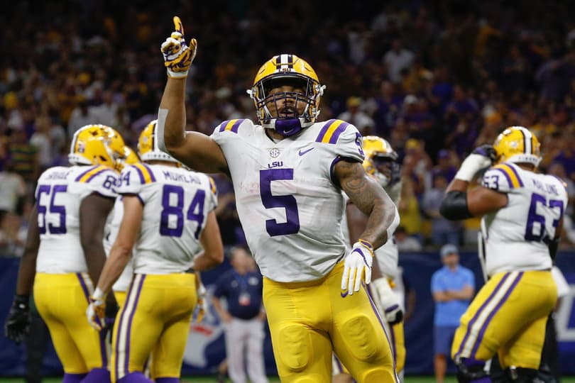 LSU running back Derrius Guice