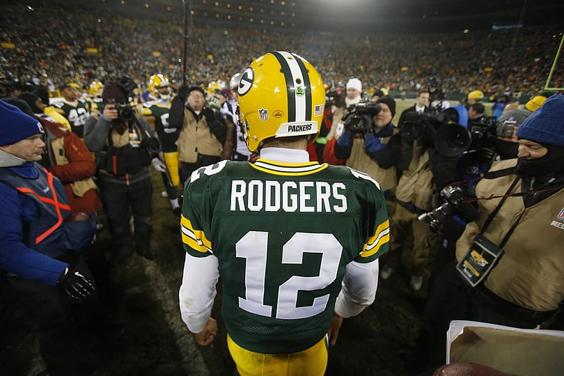 Courtesy of USA Today Sports: Forget about today's NFL, Rodgers has a chance to be the greatest ever.
