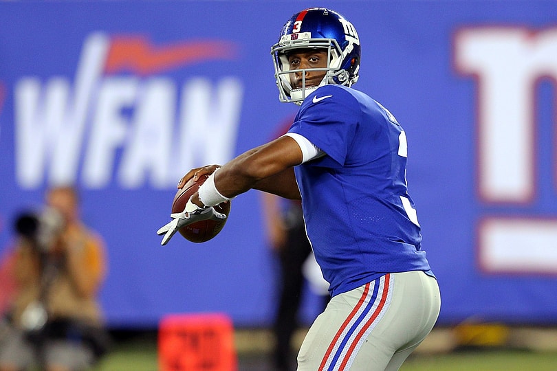 New York Giants quarterback Geno Smith in NFL preseason Week 2