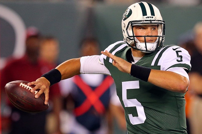New York Jets quarterback Christian Hackenberg
