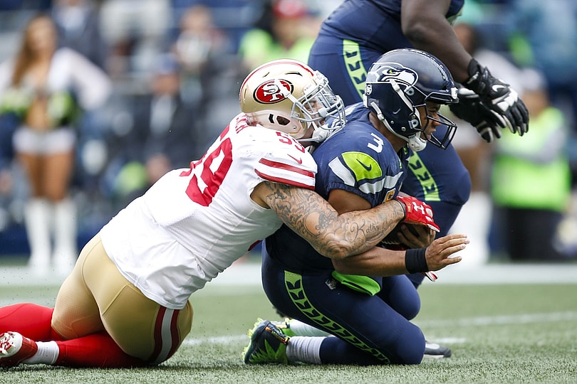 Russell Wilson needs more press protection. 