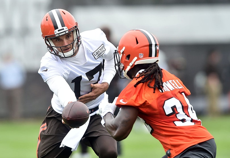 Brock Osweiler Isaiah Crowell Cleveland Browns NFL OTAs