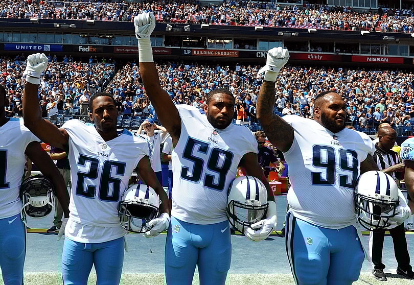 Titans cornerback Logan Ryan. linebacker Wesley Woodyard (59) and defensive tackle Jurrell Casey (99)
