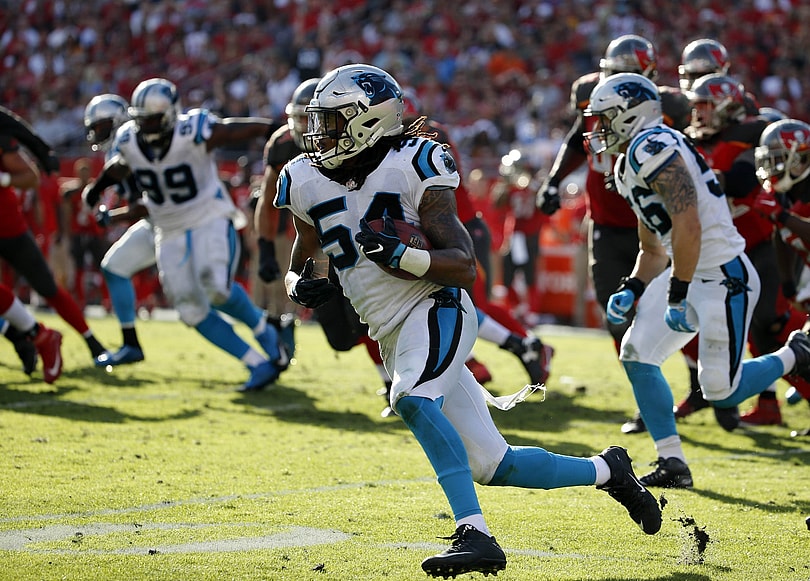 Carolina Panthers linebacker Shaq Thompson