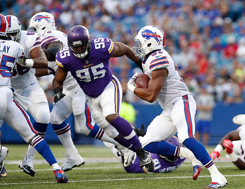 Minnesota Vikings defensive end Datone Jones 