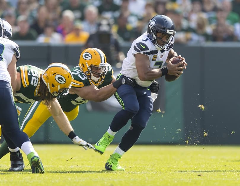 Russell Wilson sacked