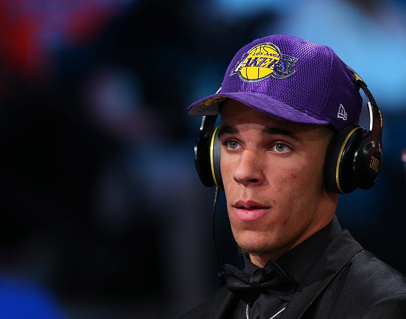 Magic Johnson's Lakers take Lonzo Ball No. 2 overall. 