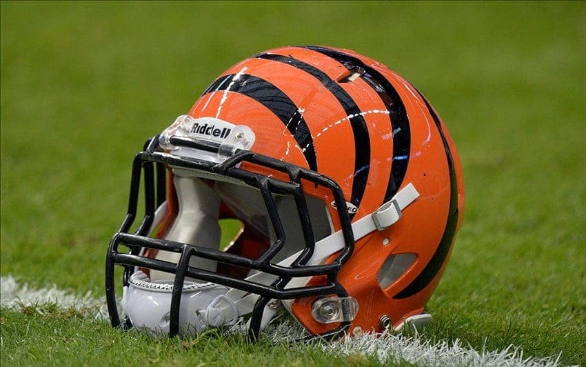 J.K. Schaffer, Bengals helmet