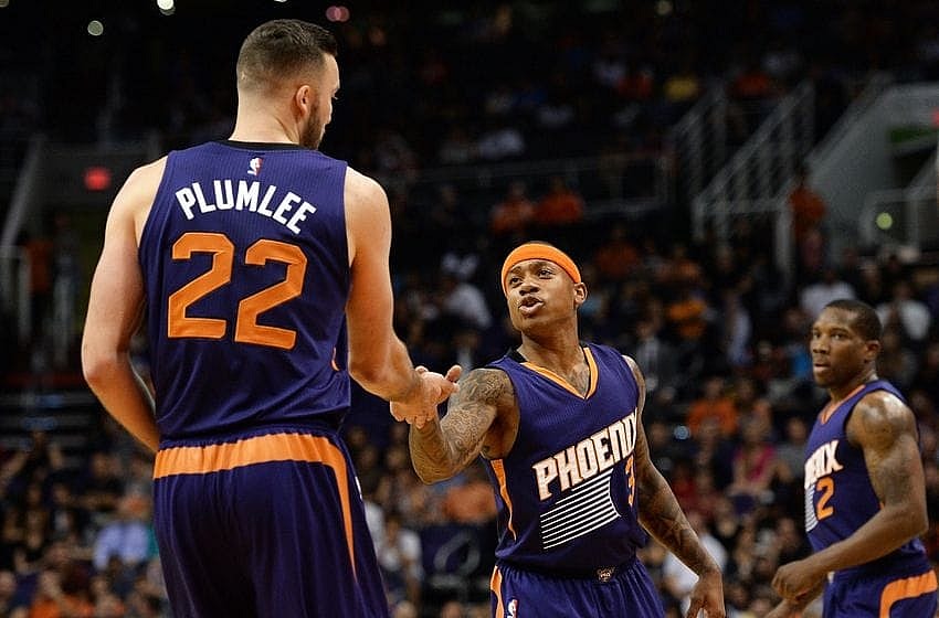 Isaiah Thomas brings his quickness and scoring abilities to Phoenix. (courtesy - valleyofthesuns.com)