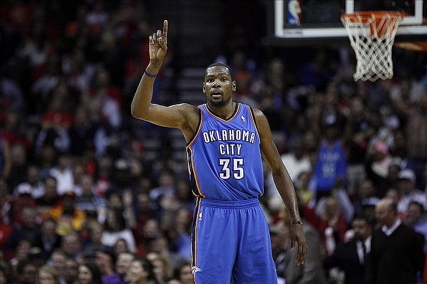 We'll see what the Thunder look like with and without Durant this season. Courtesy fansided.com