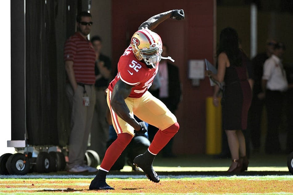 USA Today Images — 49ers inside linebacker Patrick Willis