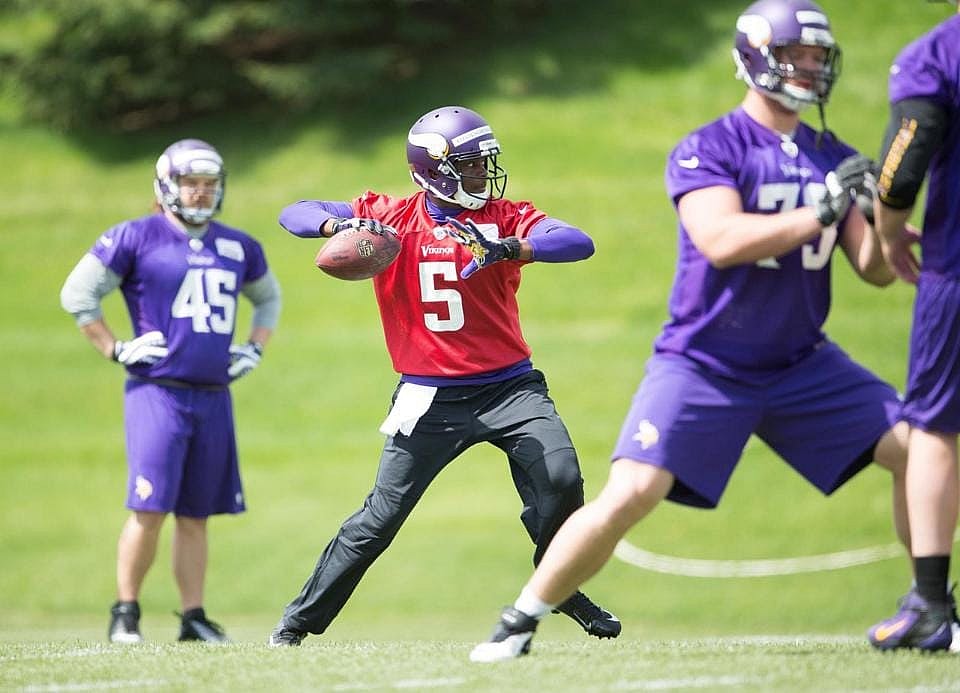 Bridgewater is Zimmer's guy. No matter what. Photo: Vikings.com