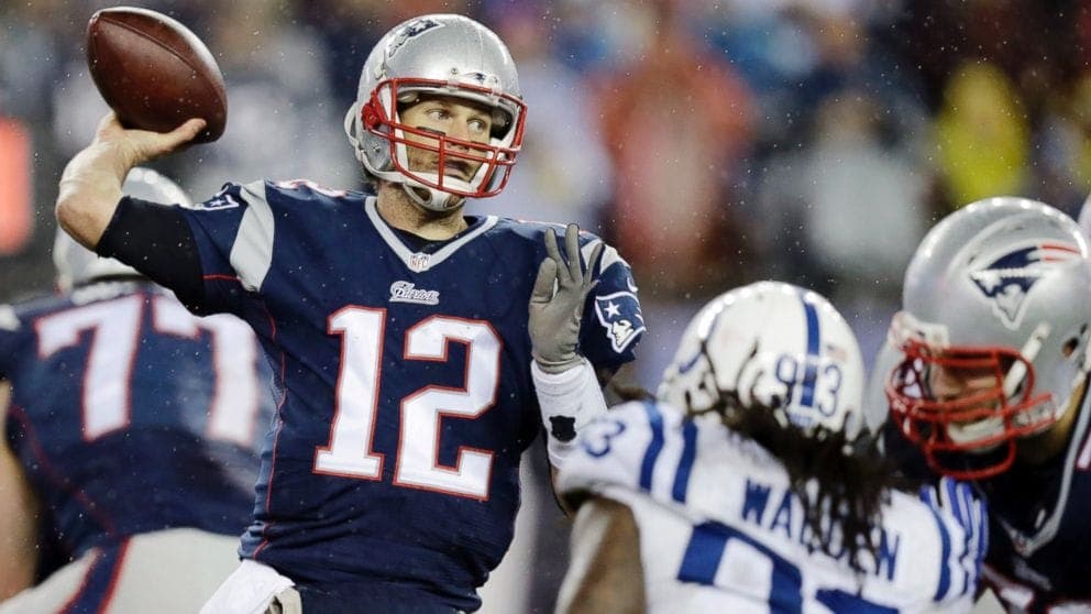 Courtesy of USA Today: New England won't win with a one-dimensional offensive attack. 