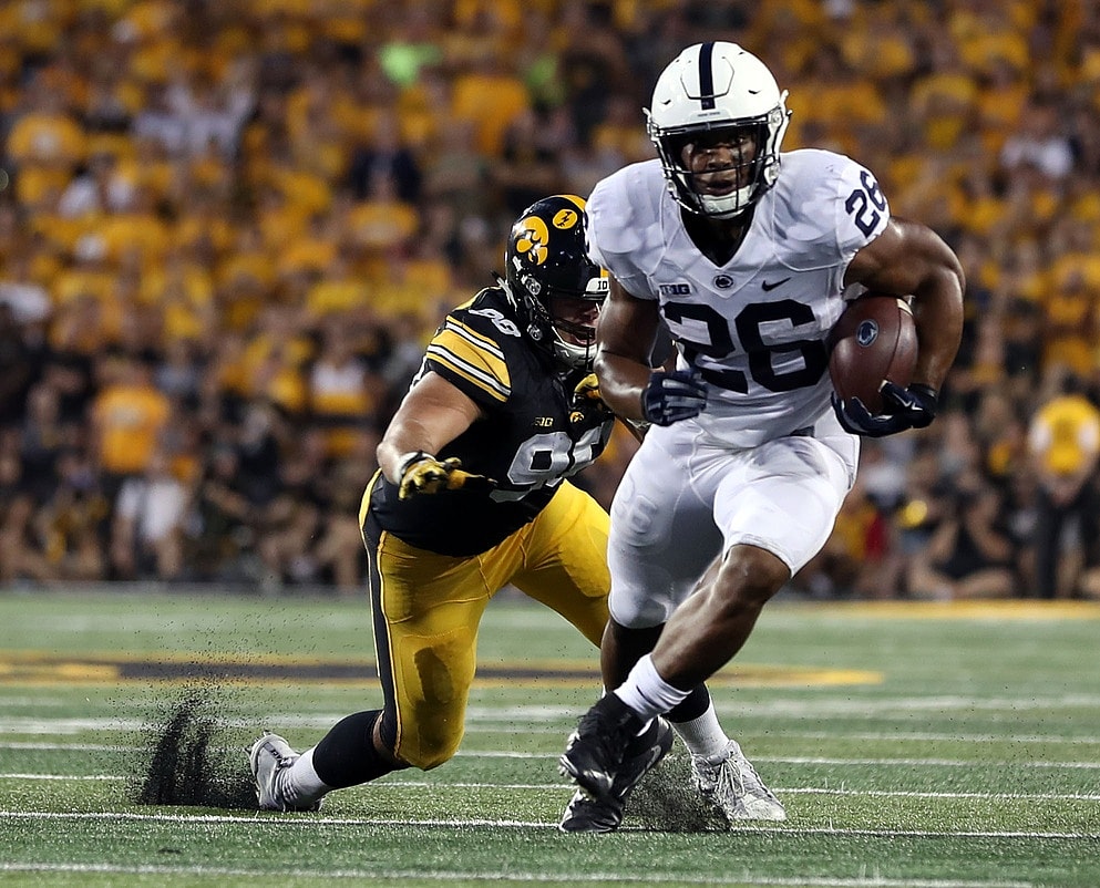 Penn State running back Saquon Barkley against Iowa in college football Week 4