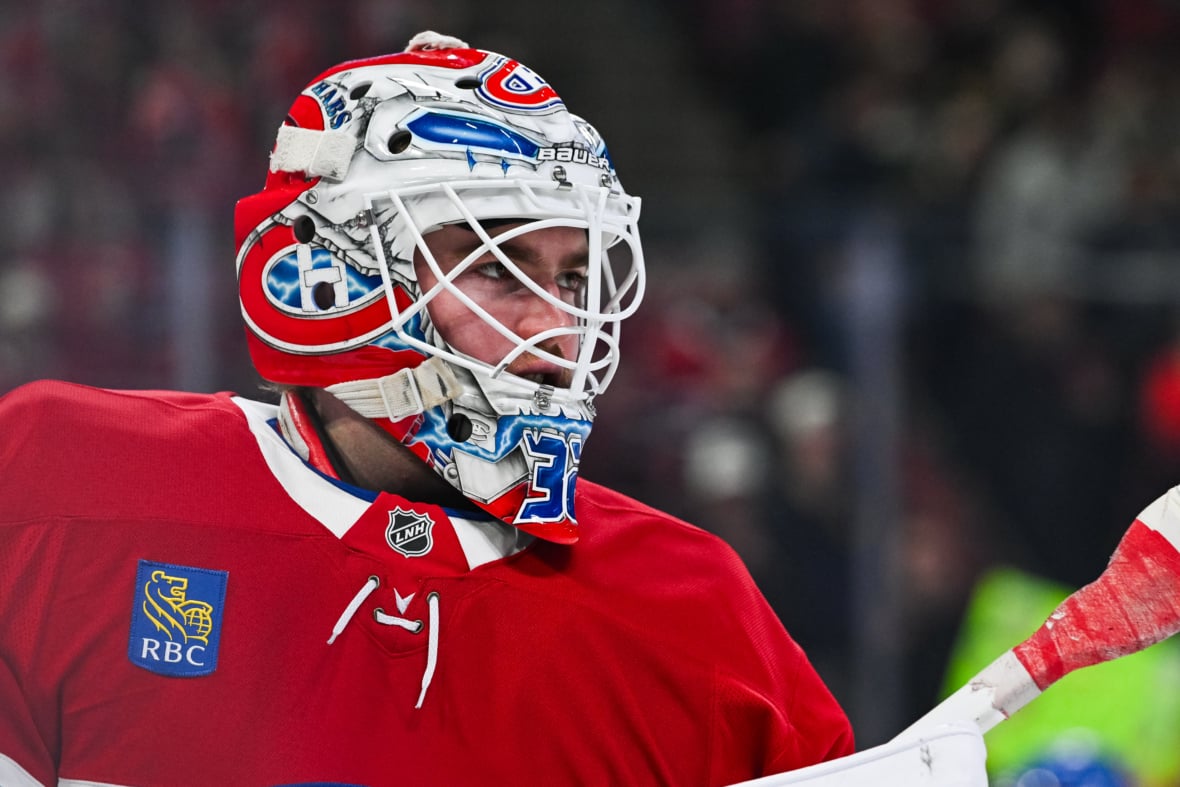 Montreal Canadiens players on the ice at Centre Bell